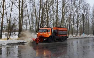 Снег, выпавший в ночь с 16 на 17 марта, не повлиял на безопасность дорожного движения в Витебской области